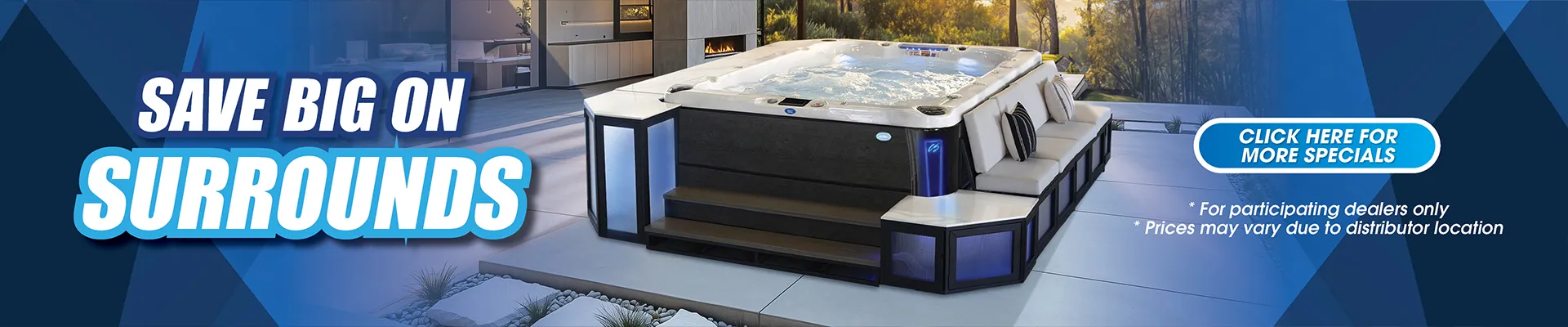 Calspas hot tub being used in a family setting - Michigan Center